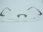 Efü 6210 Fém, fúrt szemüveg keret fekete 49-18-135