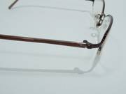 Efü fém szemüveg keret barna damilos 54-16-135