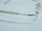 Efü fém szemüveg keret ezüst fúrt 50-21-140